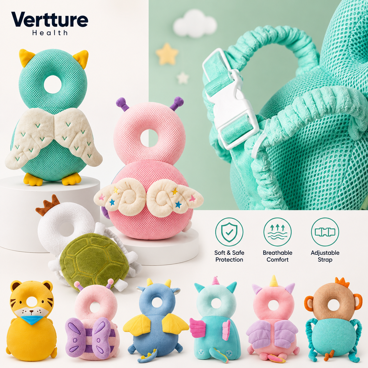 SafeNest™ Baby Head Protector