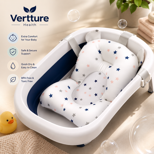 CozyNest™ Baby Bath Support Cushion