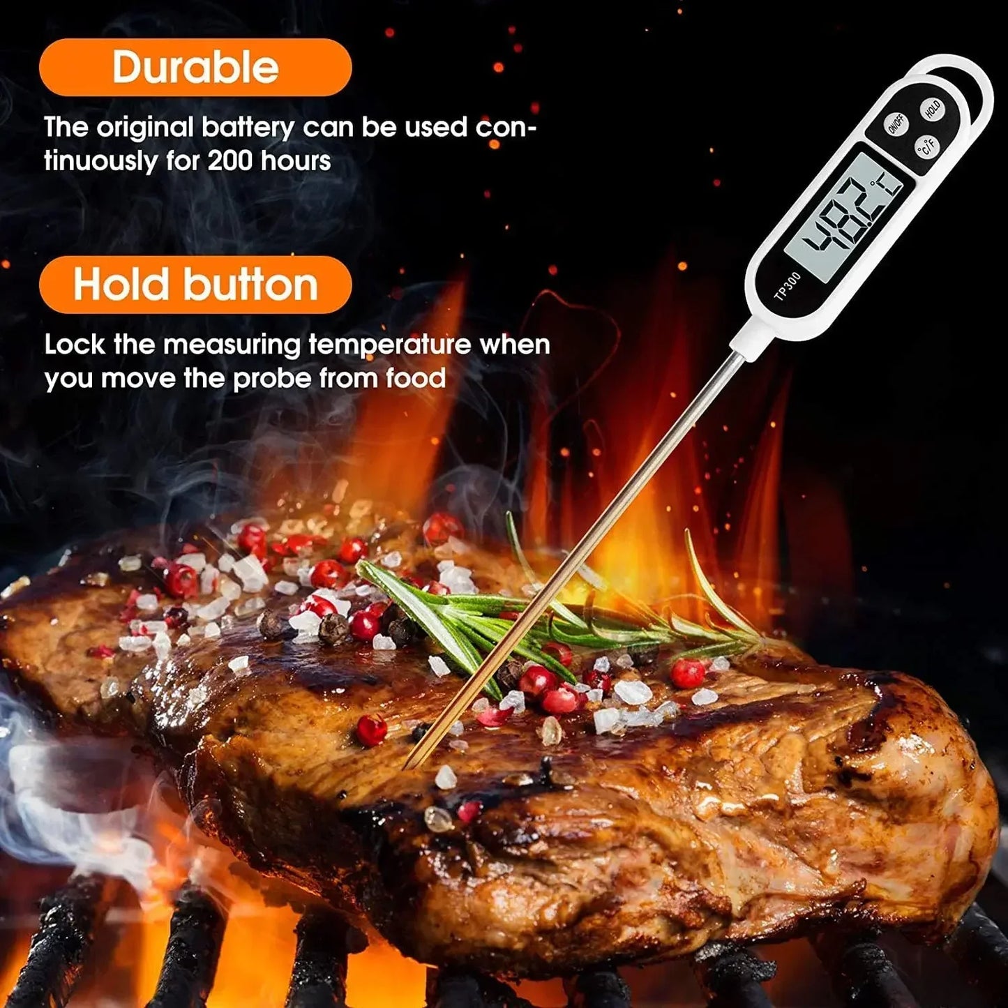 TempraChef™ Digital Food Thermometer