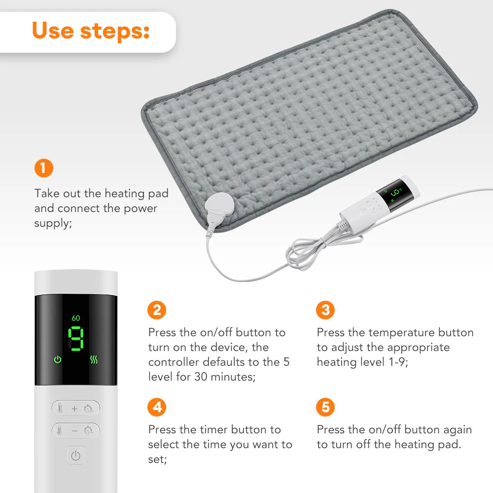 Electric Heating Pads for Back Neck Shoulder