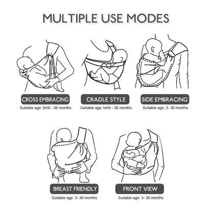 Hugara™ Hip Seat Baby Carrier